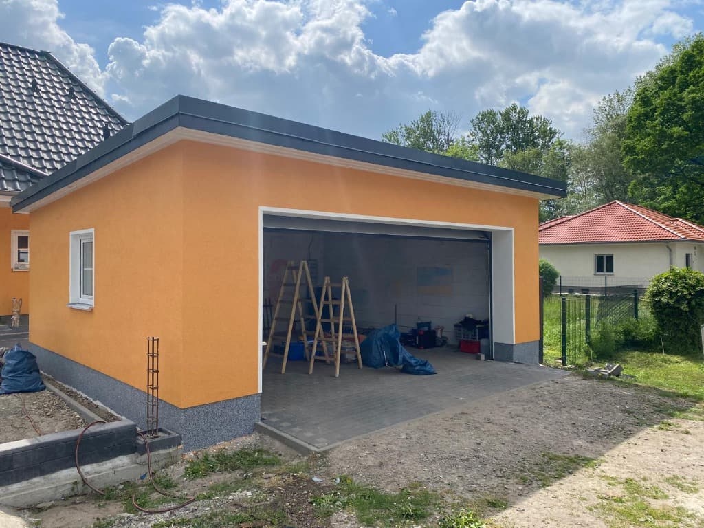Projekt 03 – Garage Außenputz – Nachher